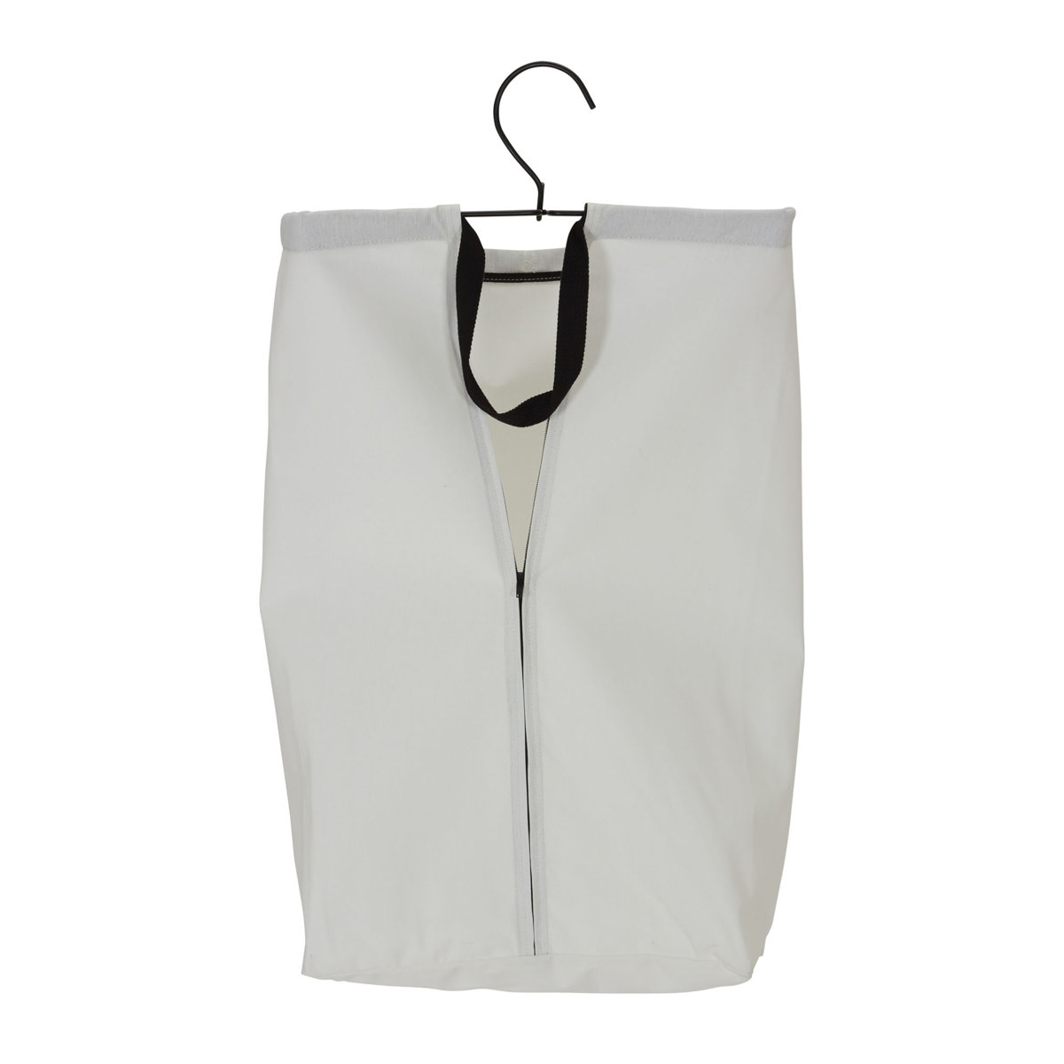 Melvine Door Hanging Laundry Bag, Washable Canvas Bag with Loop Handle, Holds Two Loads of Laundry, Great for Dorms and Small Spaces